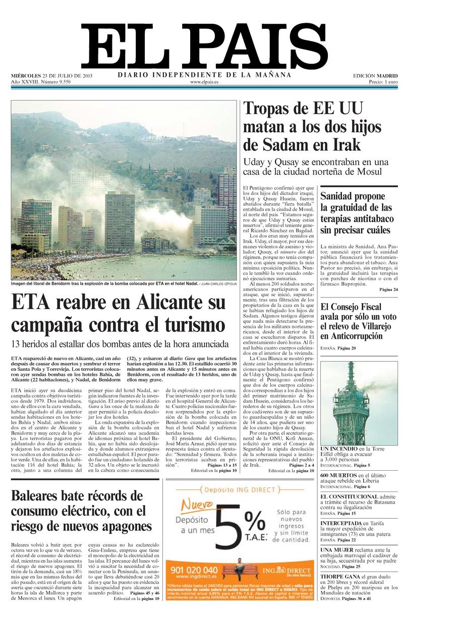 23 de Julio de 2003