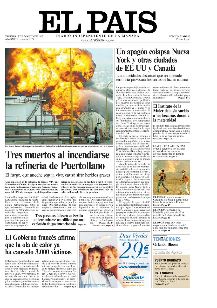 15 de Agosto de 2003