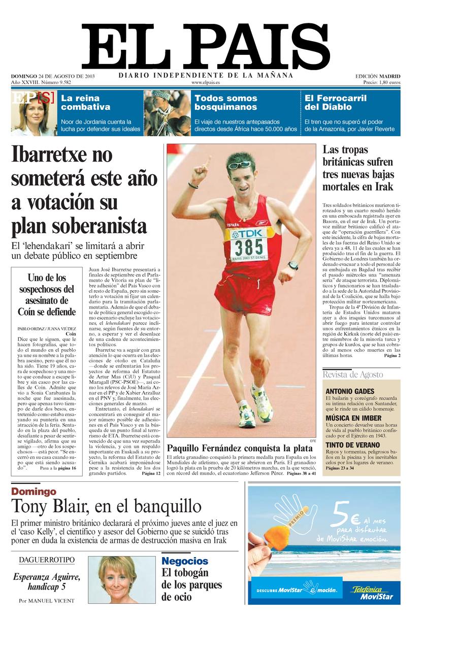 24 de Agosto de 2003