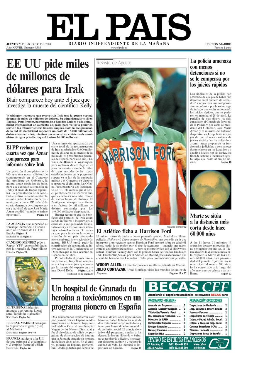 28 de Agosto de 2003