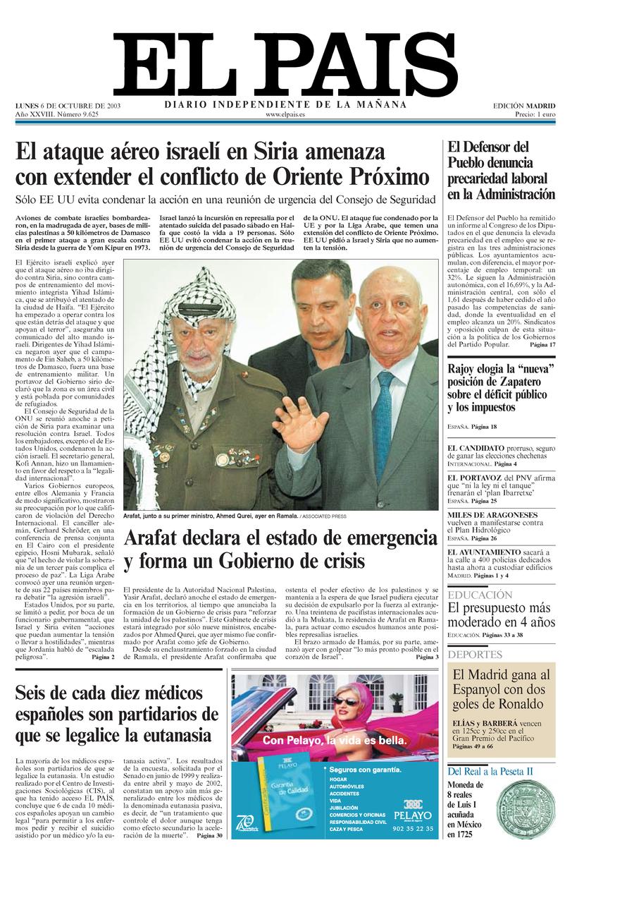 6 de Octubre de 2003
