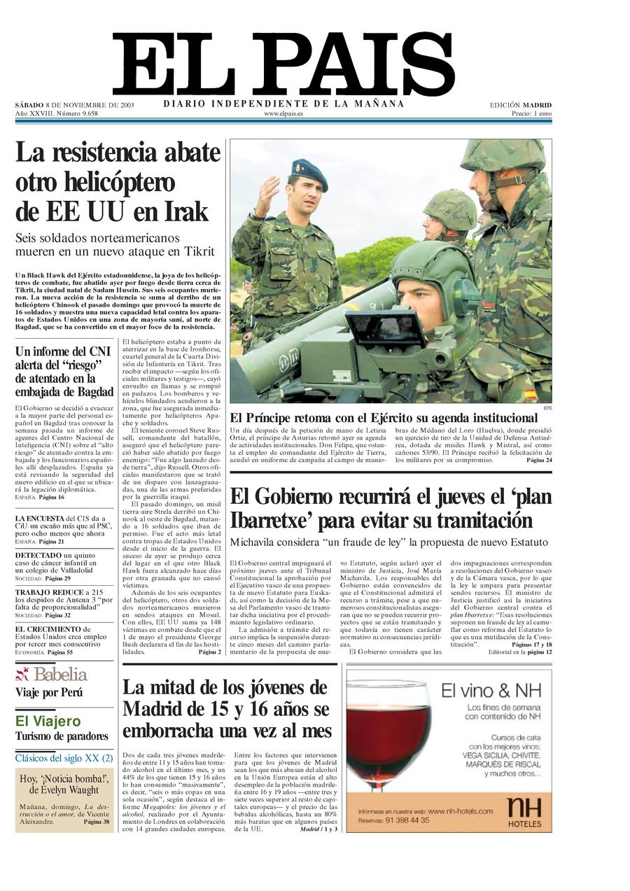 8 de Noviembre de 2003