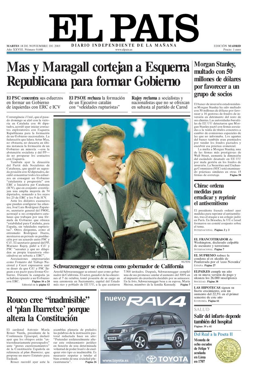 18 de Noviembre de 2003