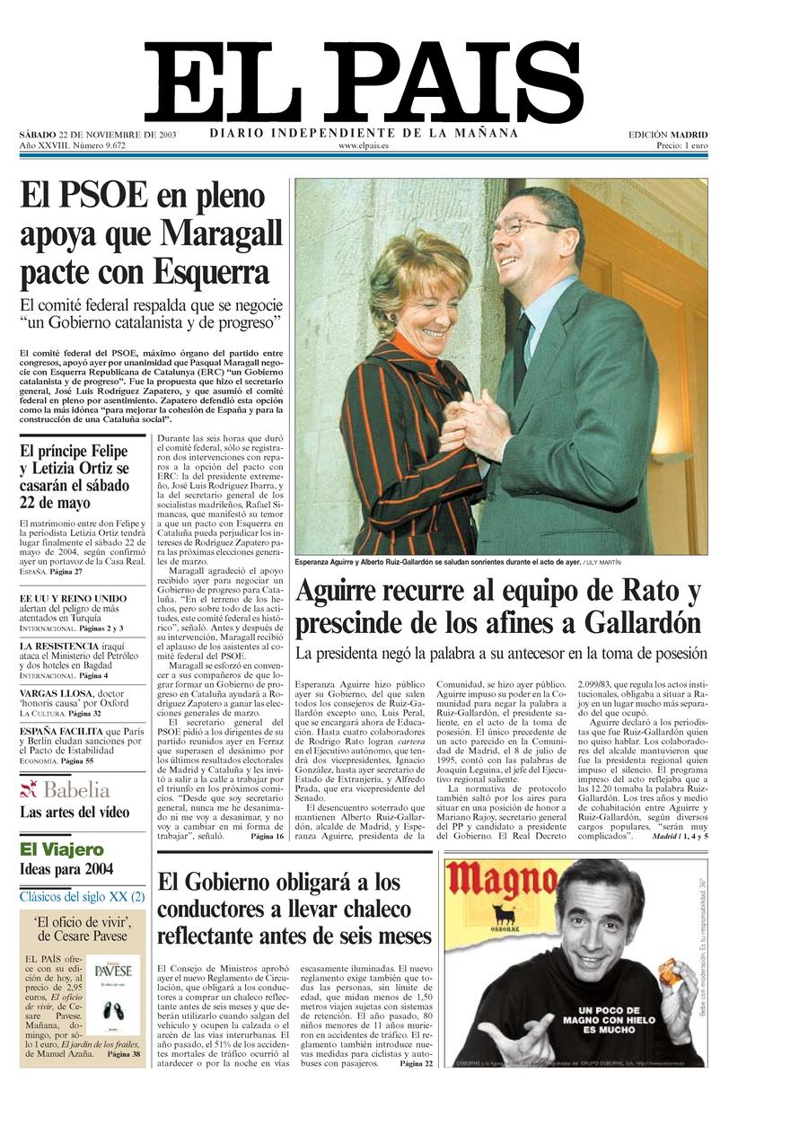22 de Noviembre de 2003
