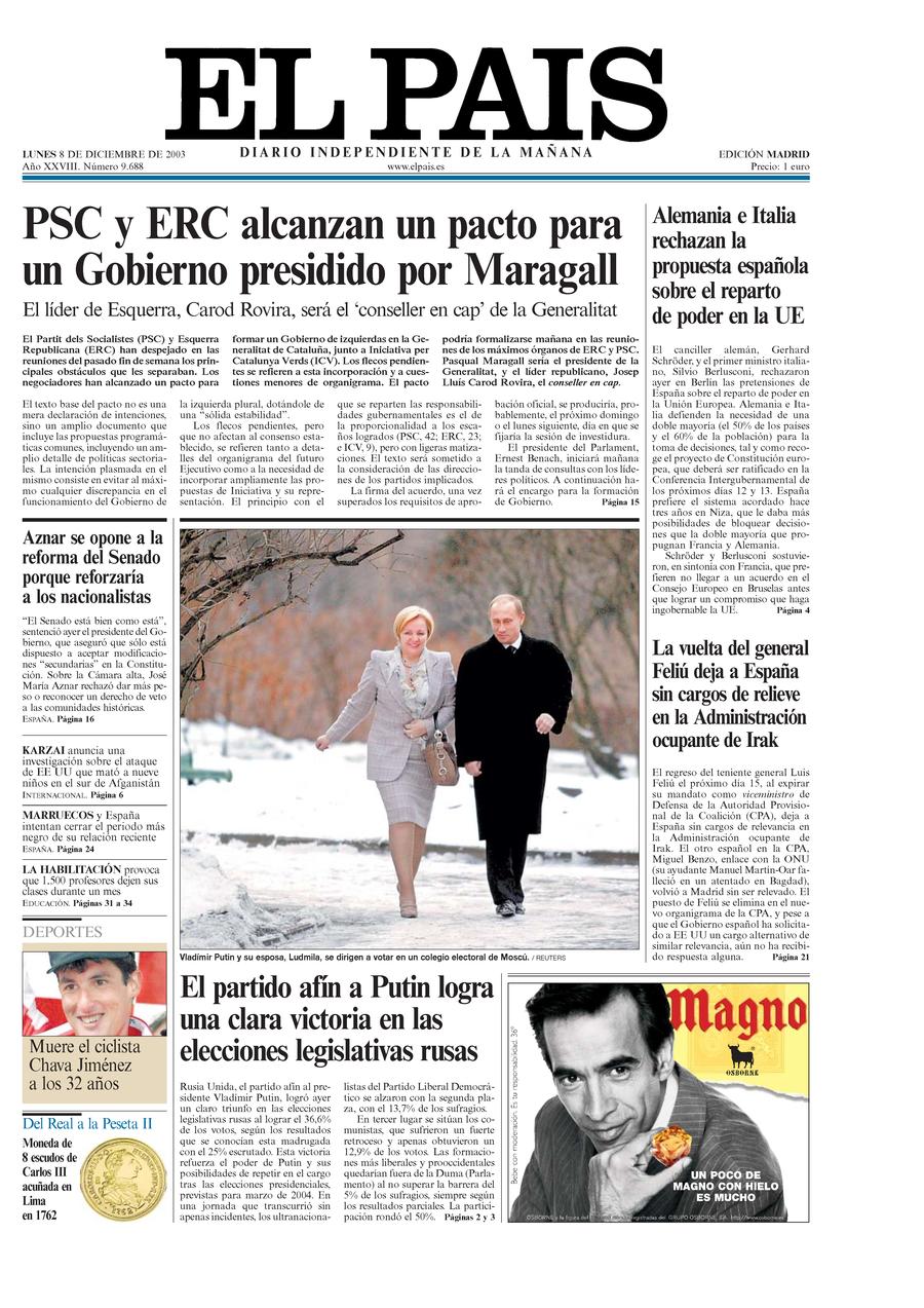 8 de Diciembre de 2003