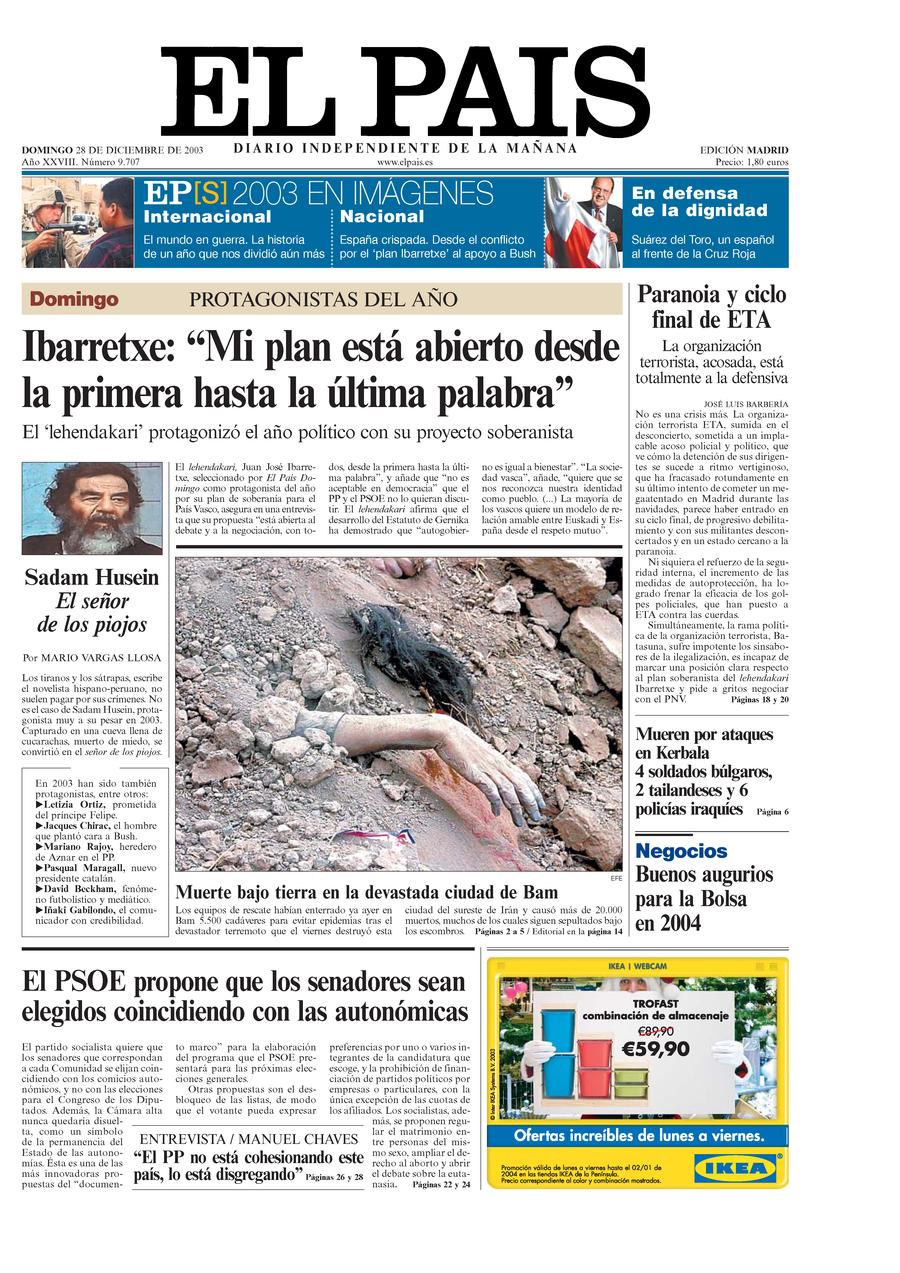 28 de Diciembre de 2003