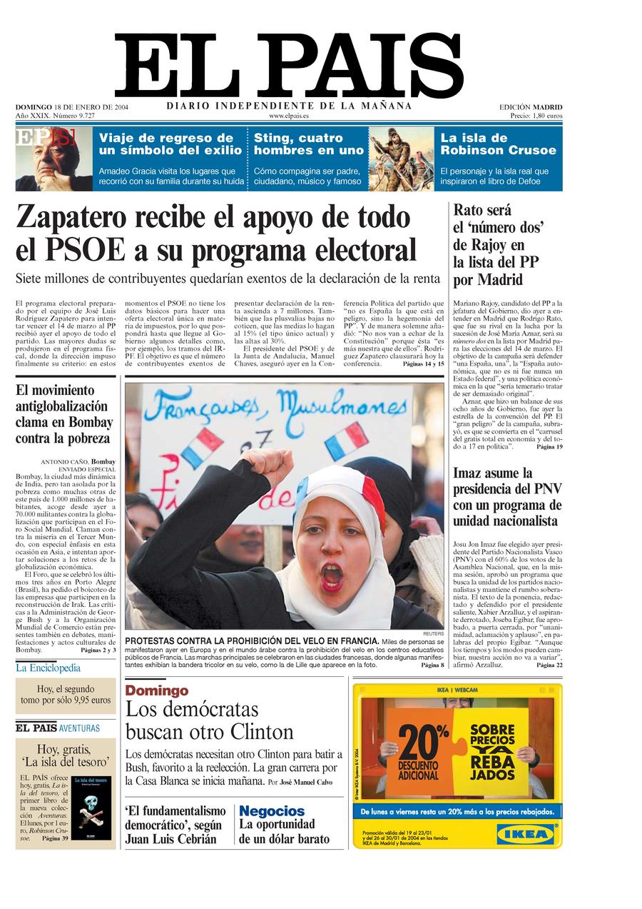 18 enero 2004