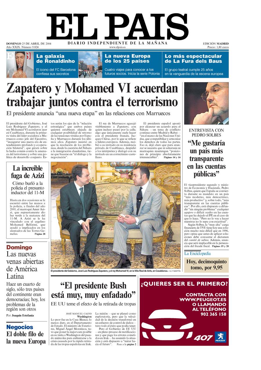 25 de Abril de 2004