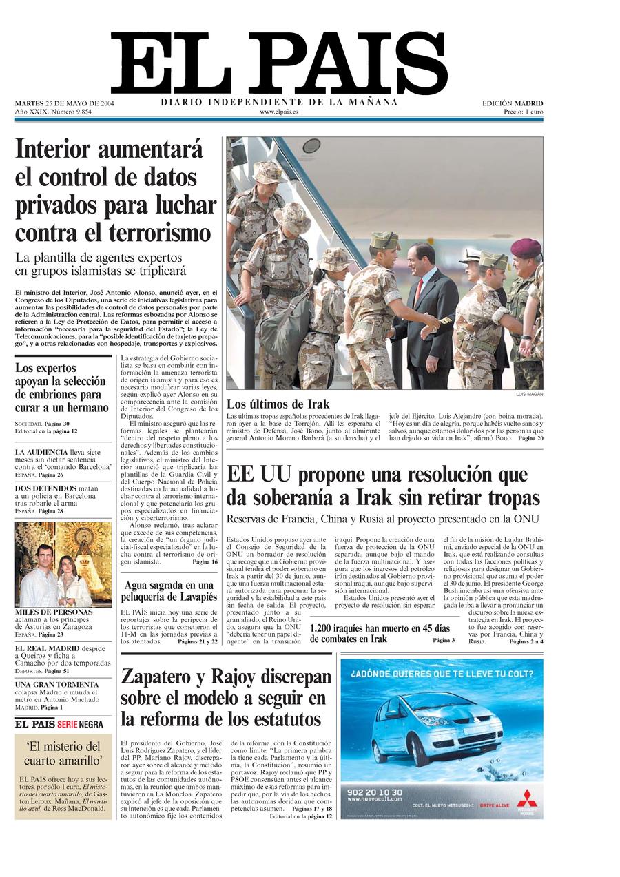 25 de Mayo de 2004