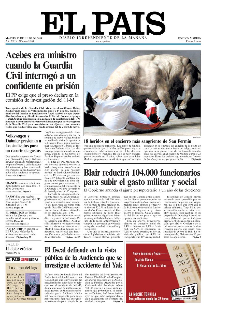 13 de Julio de 2004