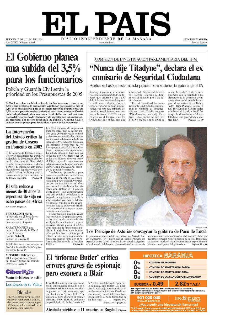 15 de Julio de 2004