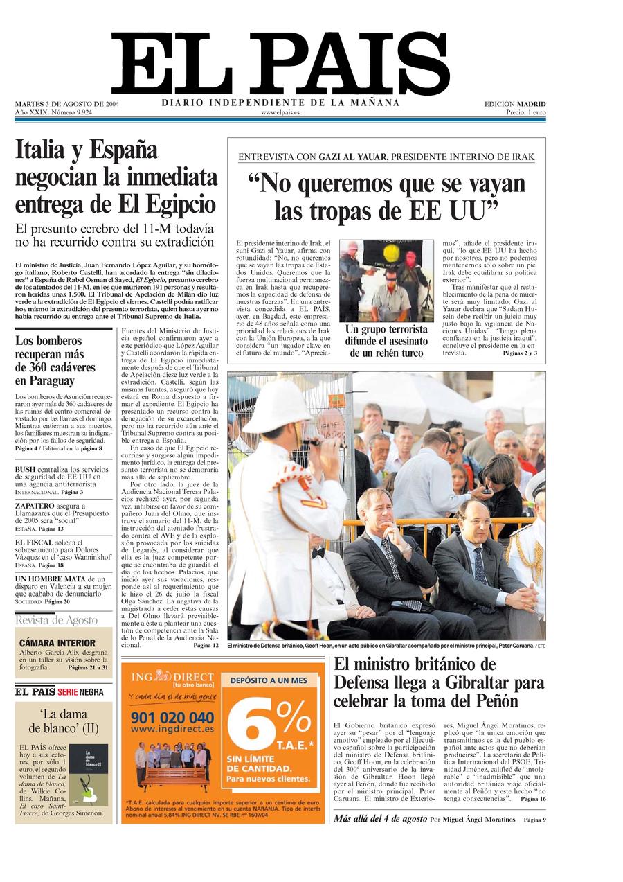 3 de Agosto de 2004