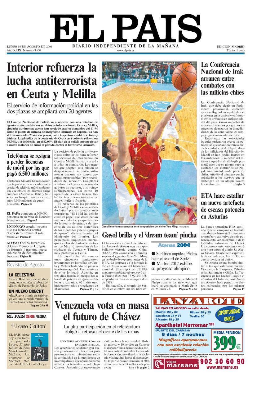 16 de Agosto de 2004