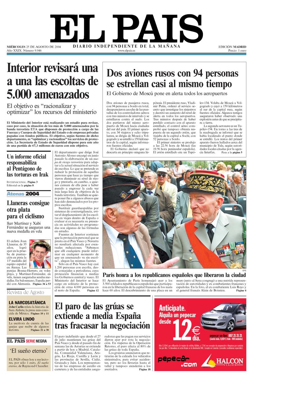 25 de Agosto de 2004