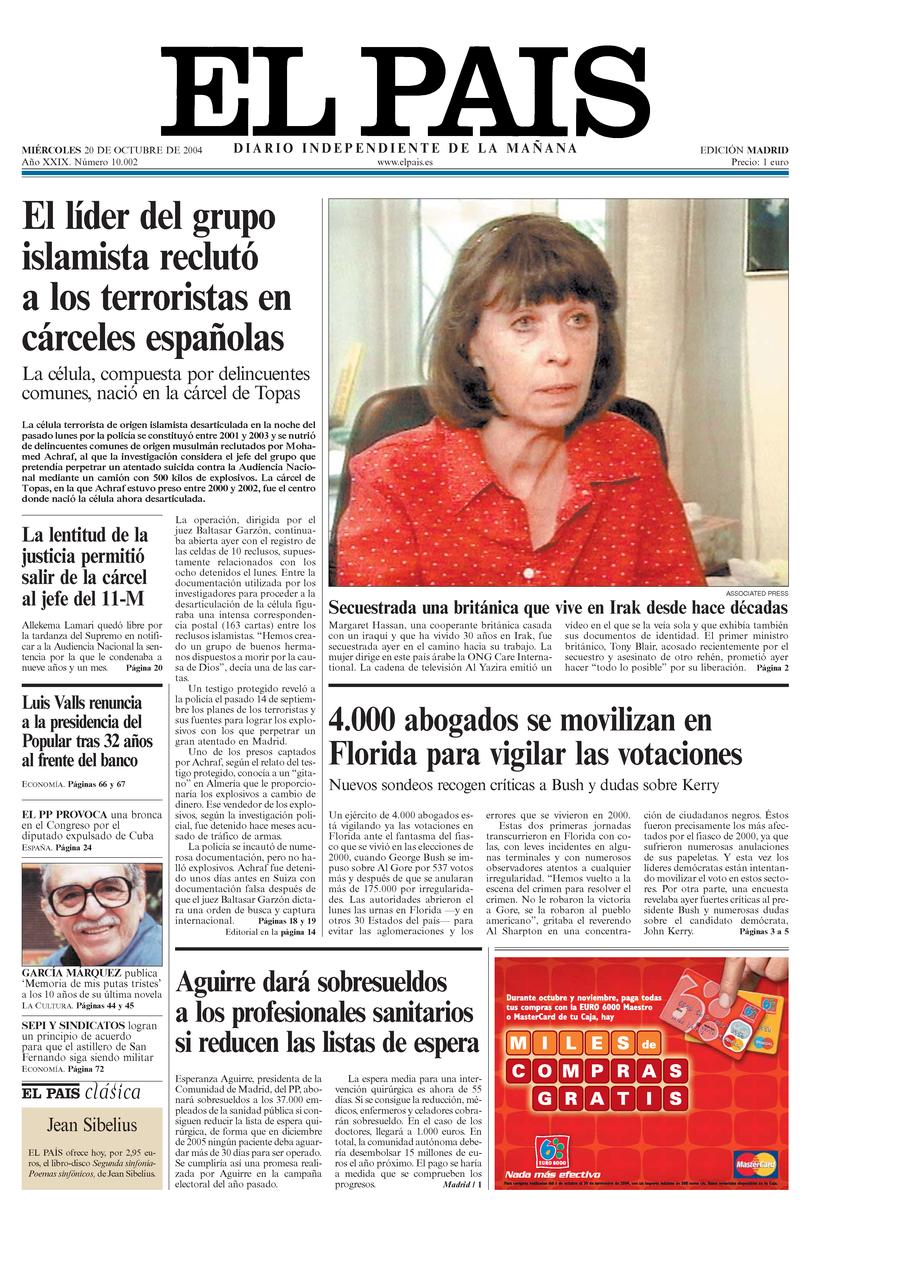 20 de Octubre de 2004