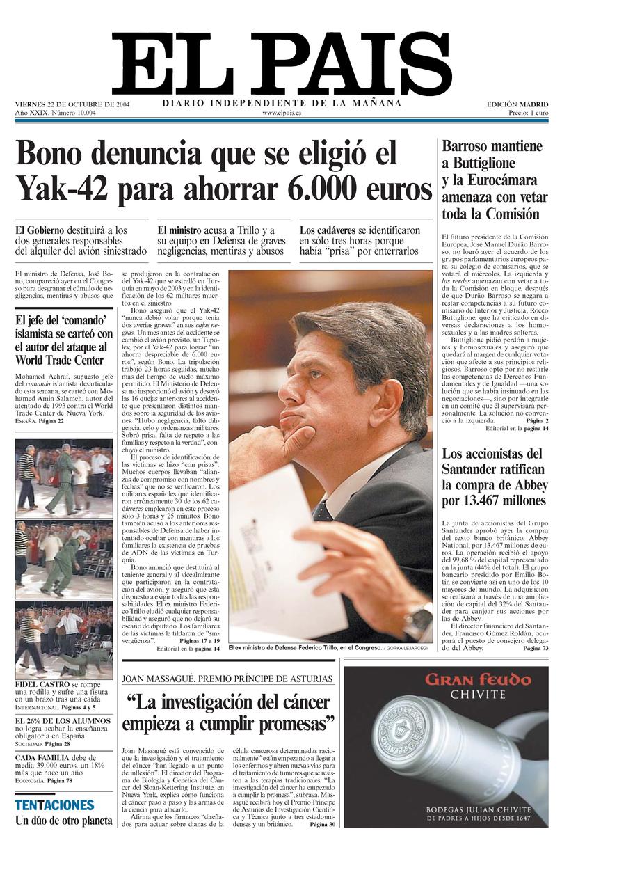 22 de Octubre de 2004