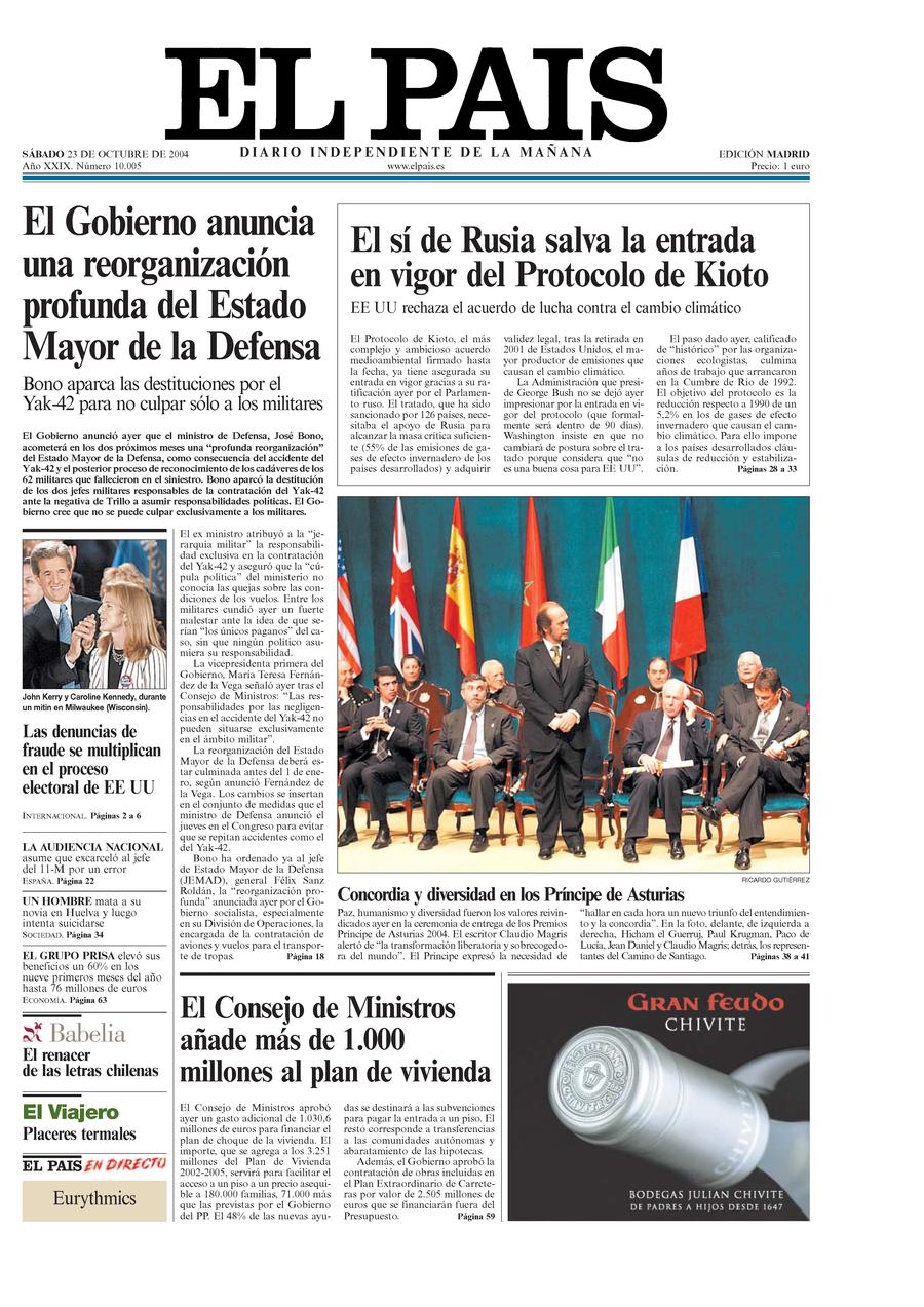 23 de Octubre de 2004