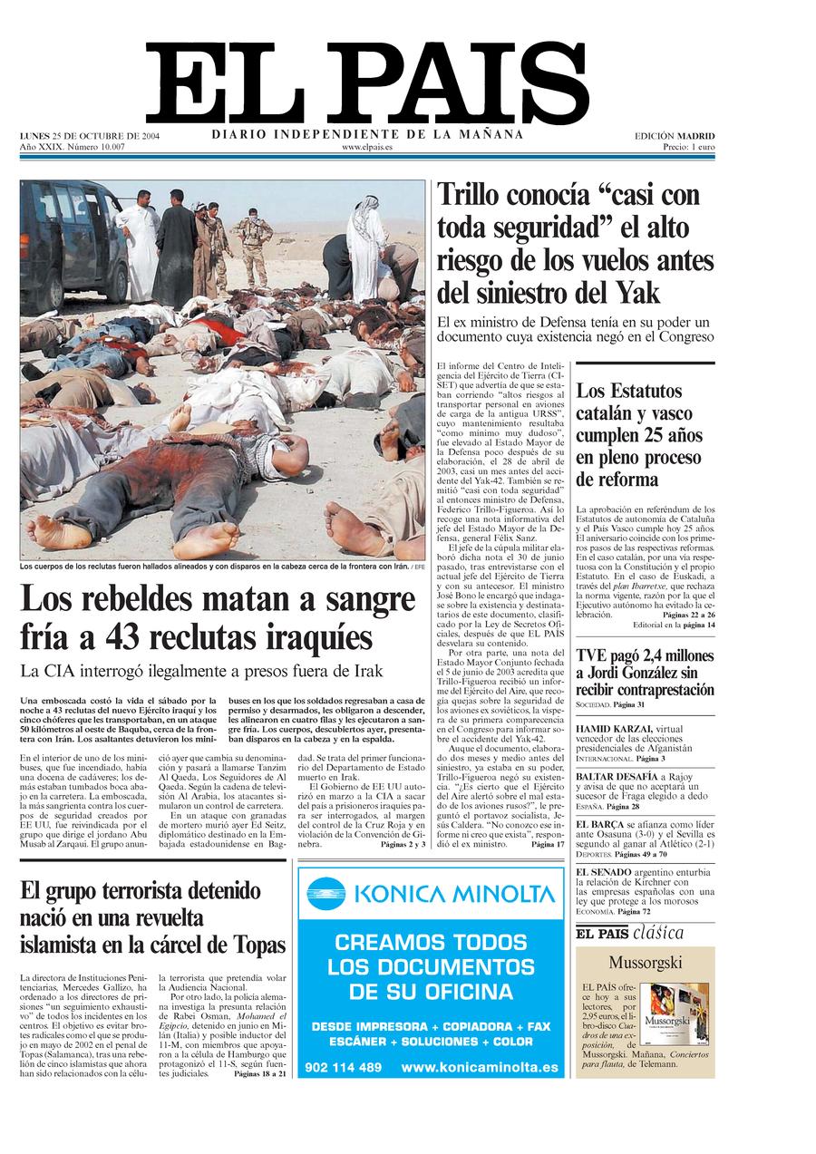 25 de Octubre de 2004