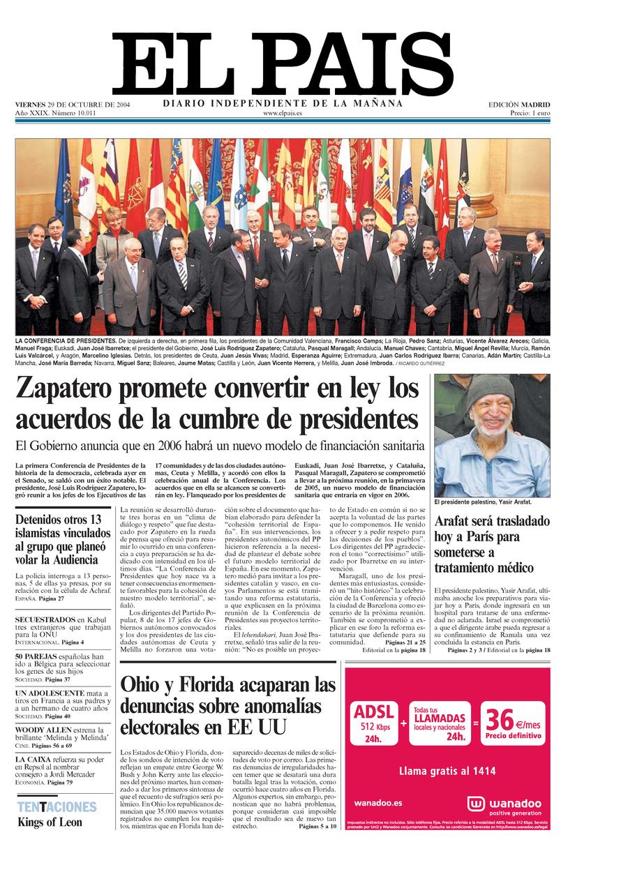 29 de Octubre de 2004
