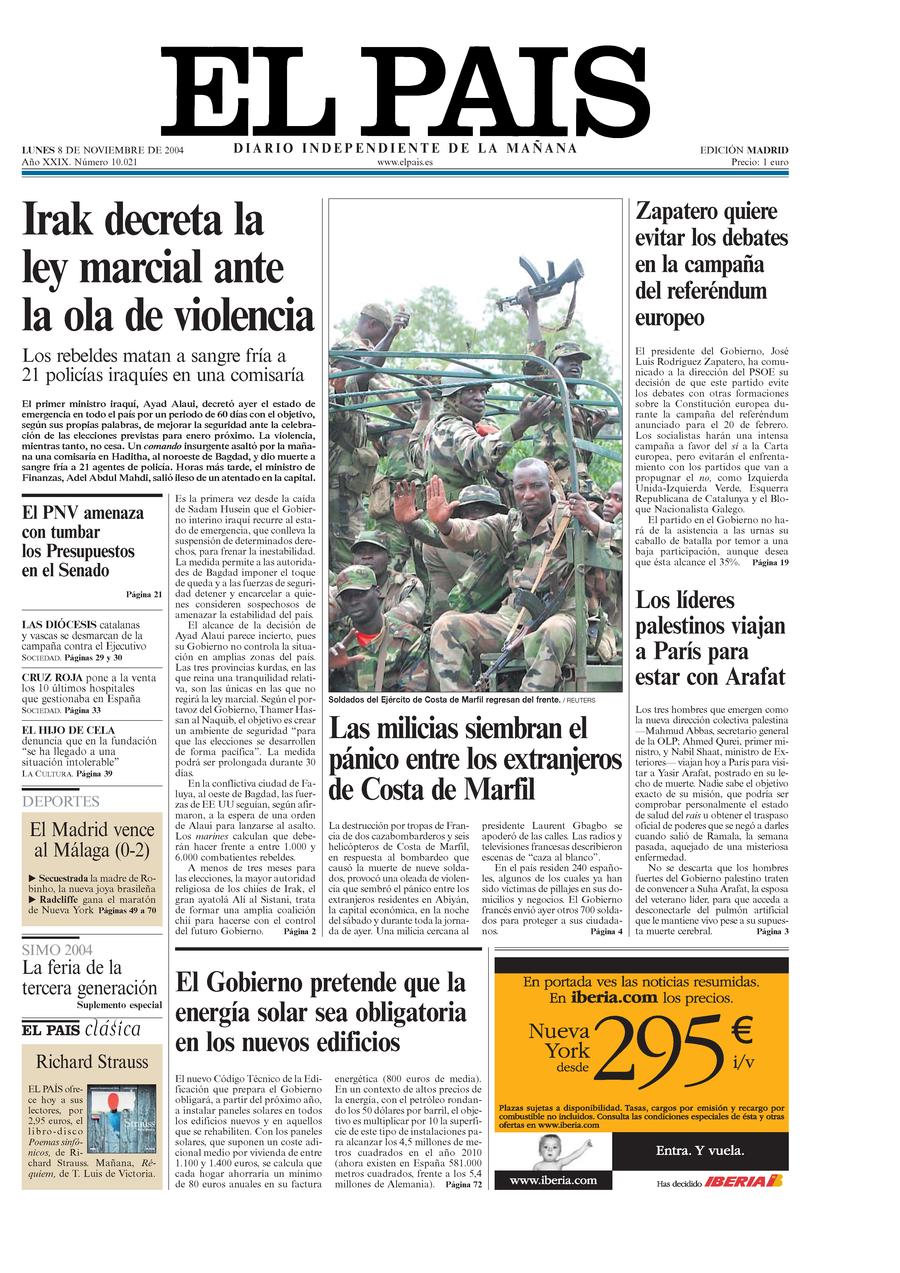 8 de Noviembre de 2004