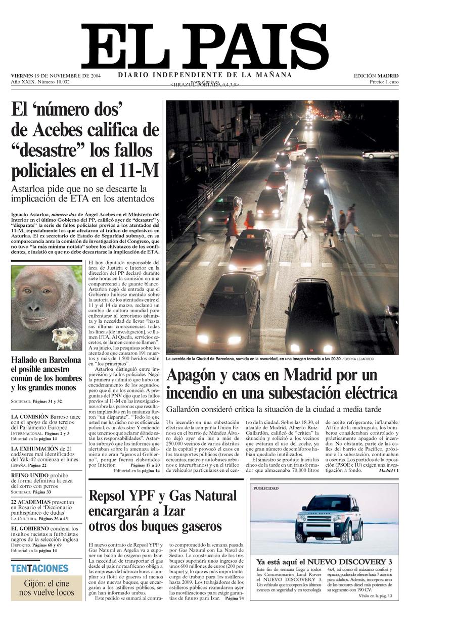 19 de Noviembre de 2004