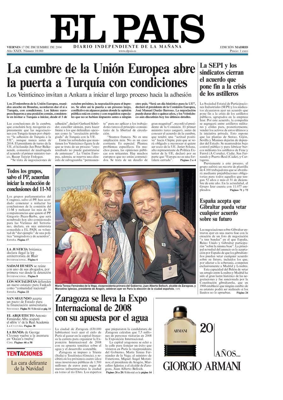 17 de Diciembre de 2004