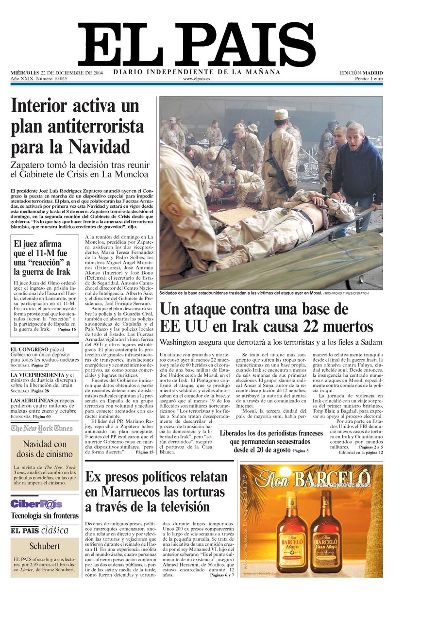 22 de Diciembre de 2004