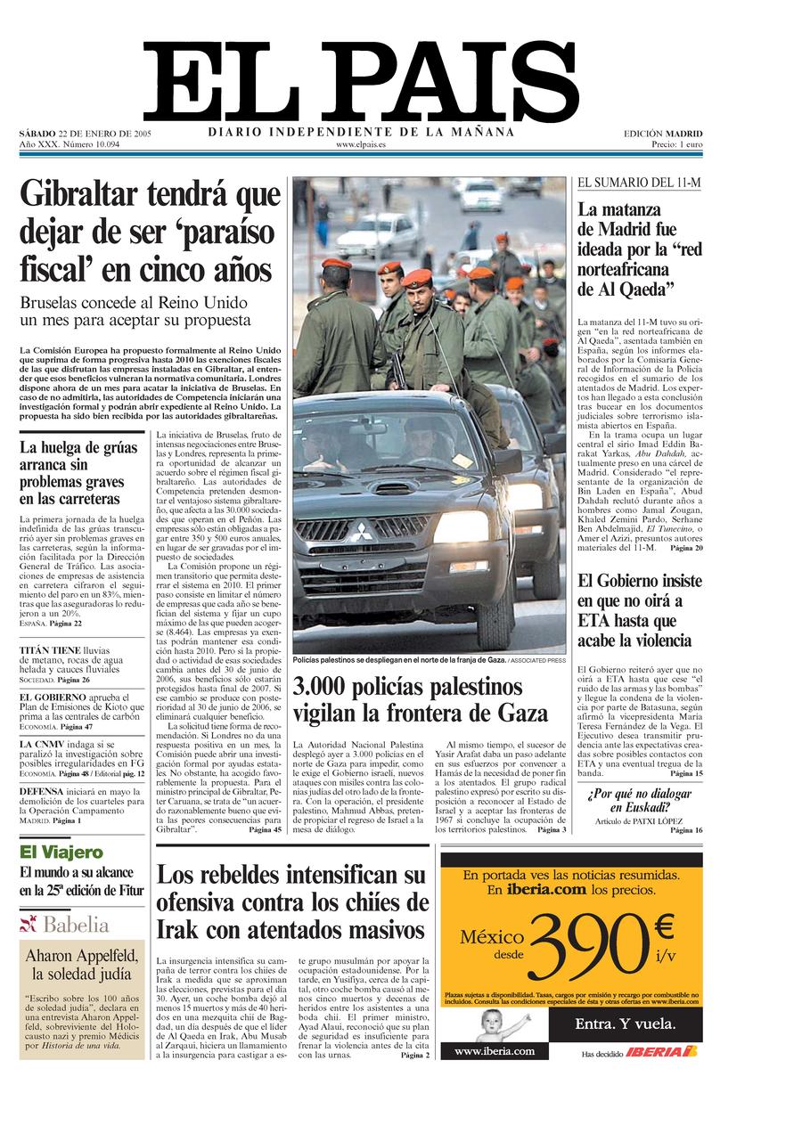 22 enero 2005