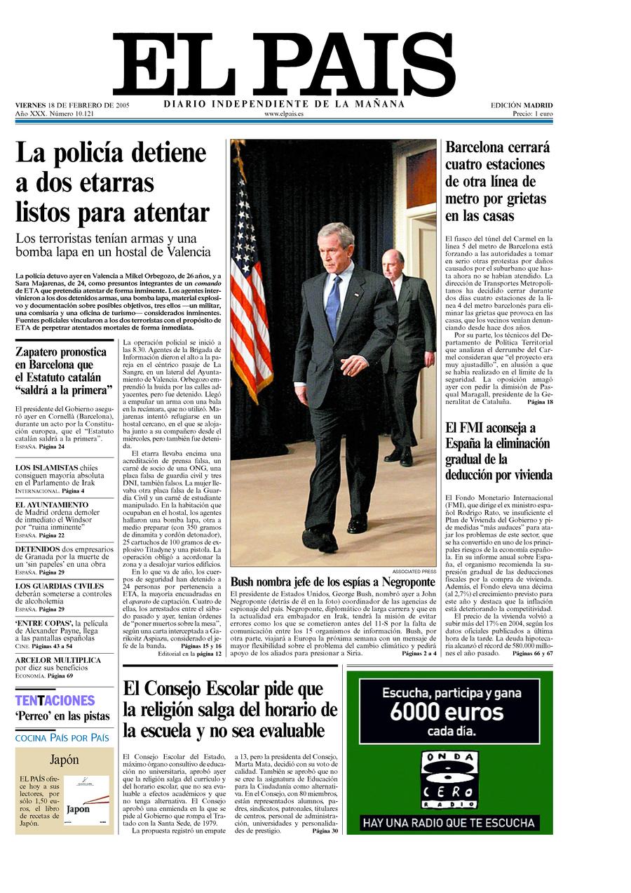 18 de Febrero de 2005