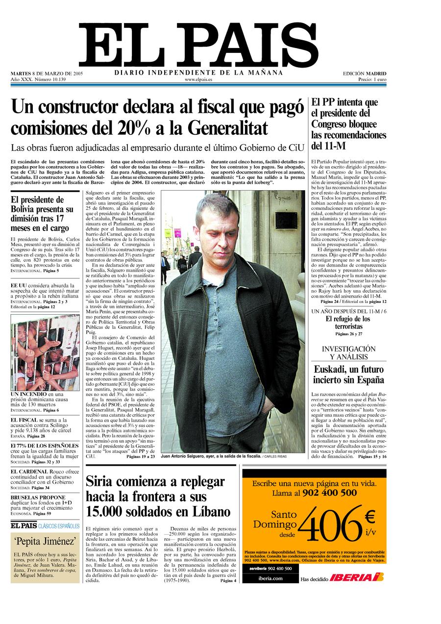 8 de Marzo de 2005