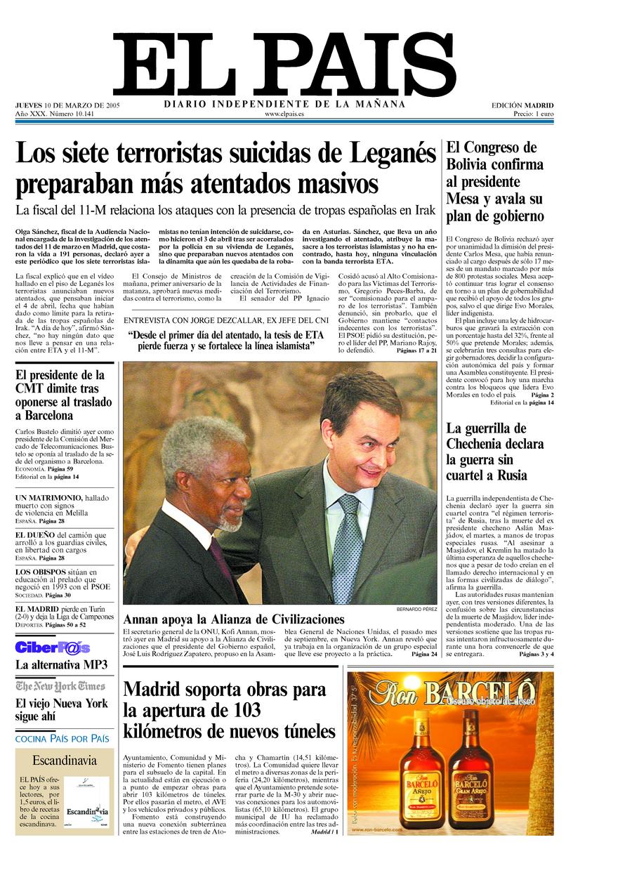 10 de Marzo de 2005