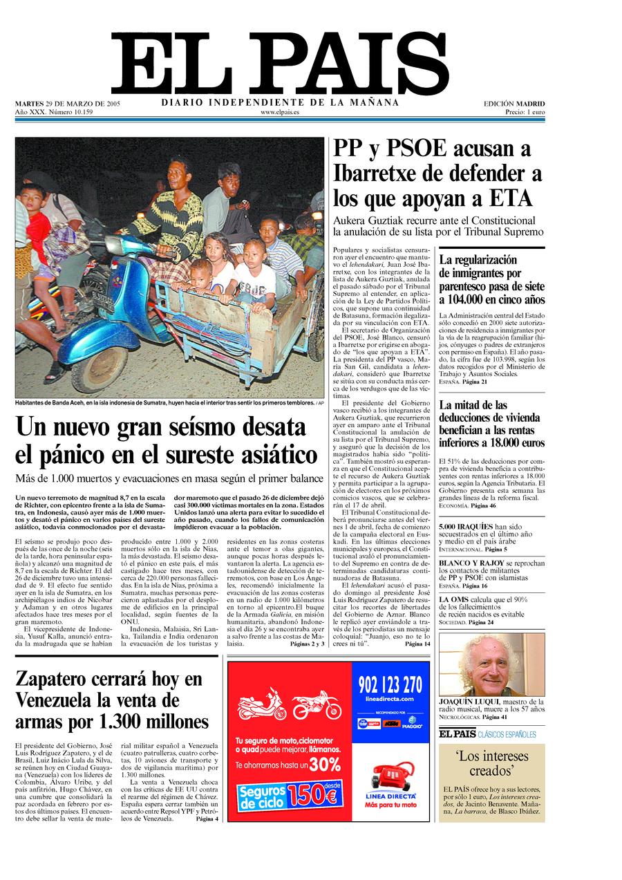 29 de Marzo de 2005