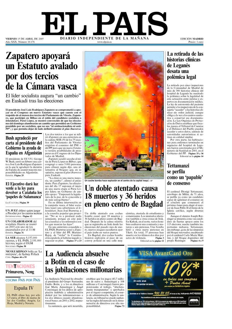 15 de Abril de 2005