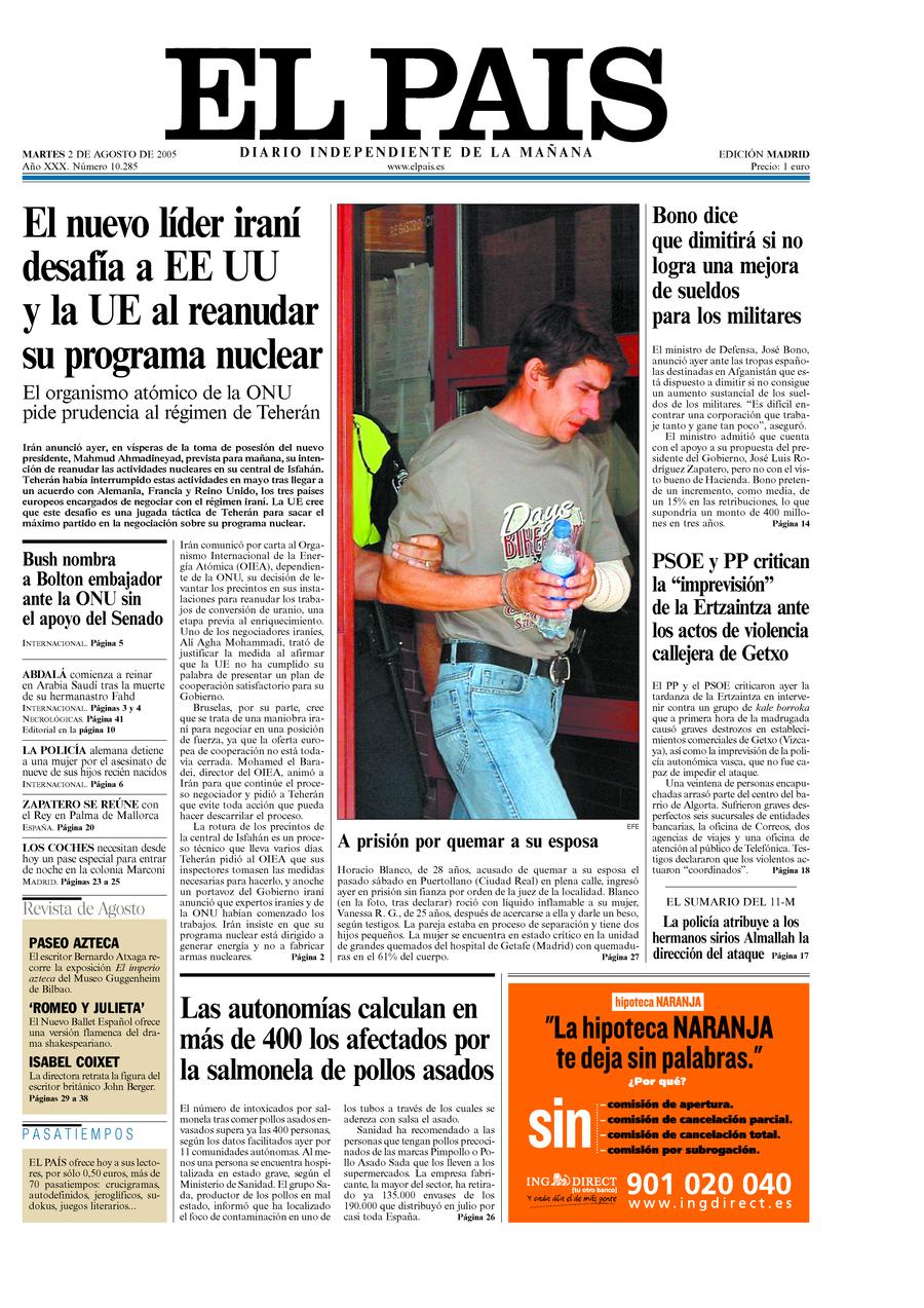 2 de Agosto de 2005