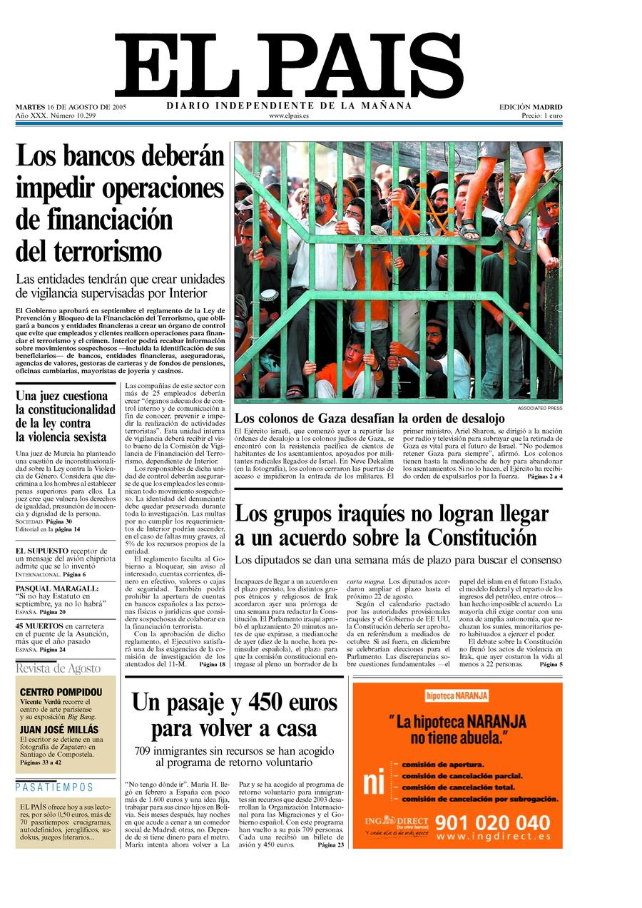 16 de Agosto de 2005