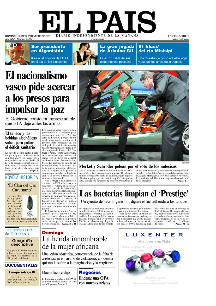 18 de Septiembre de 2005