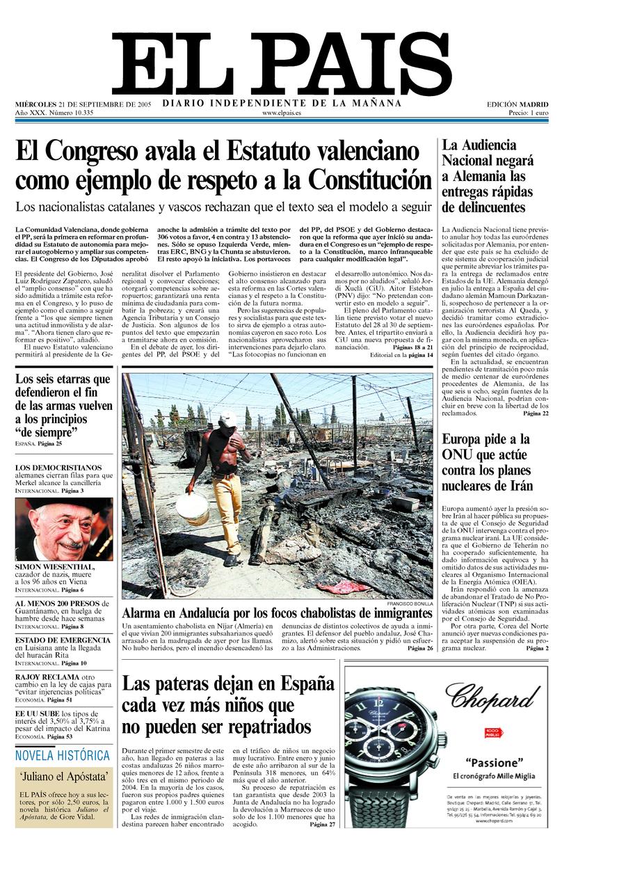 21 de Septiembre de 2005