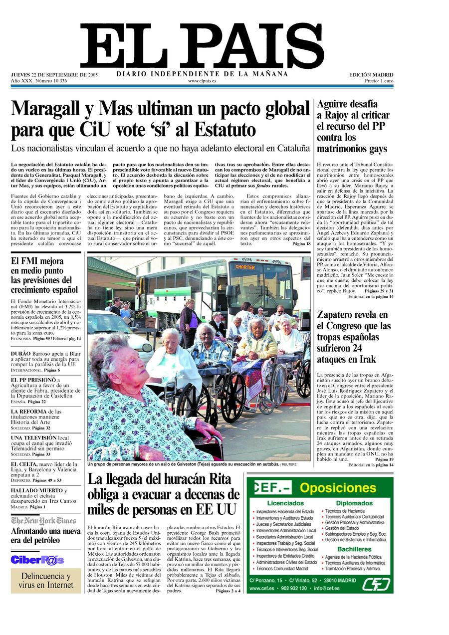 22 de Septiembre de 2005