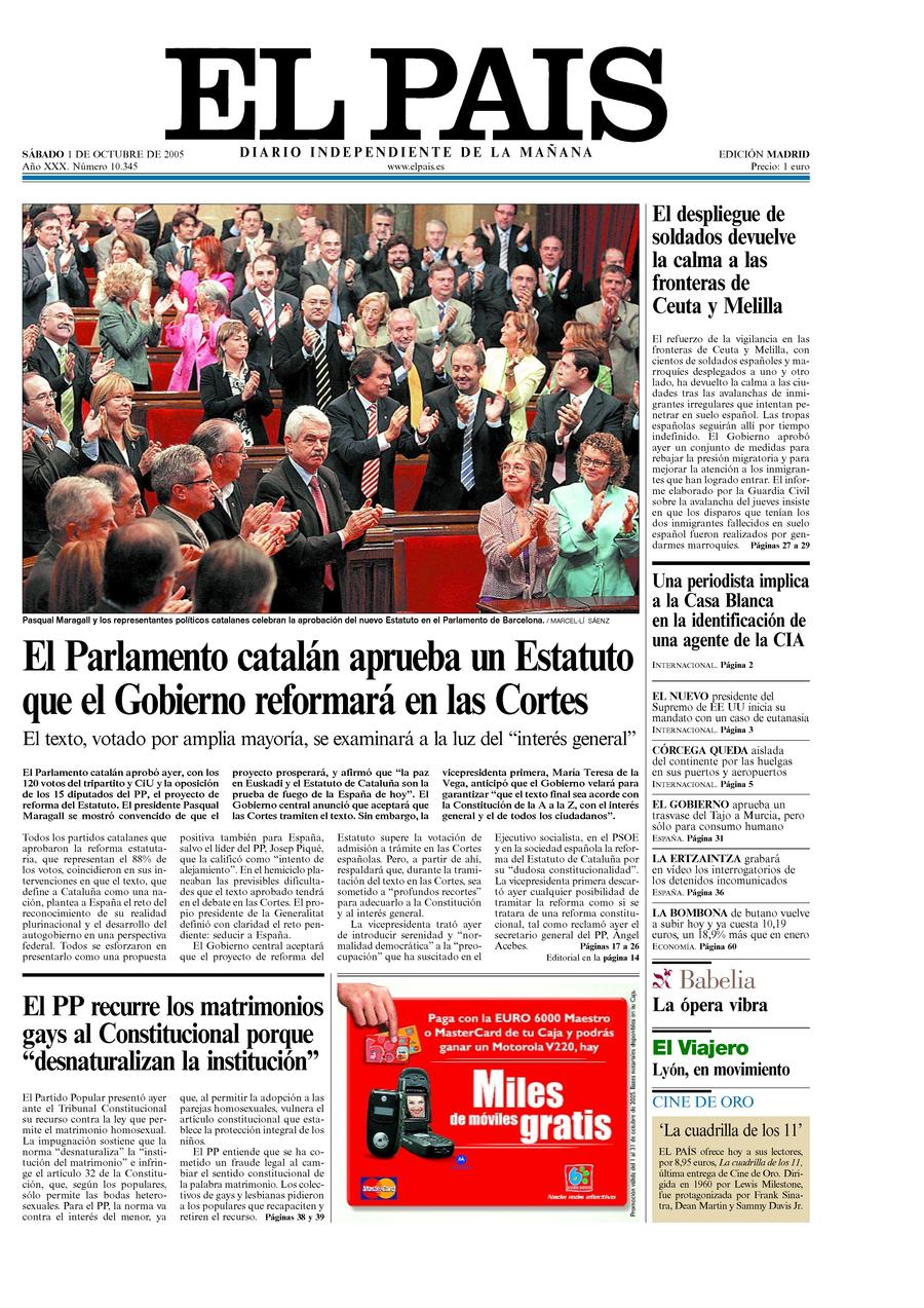 1 de Octubre de 2005