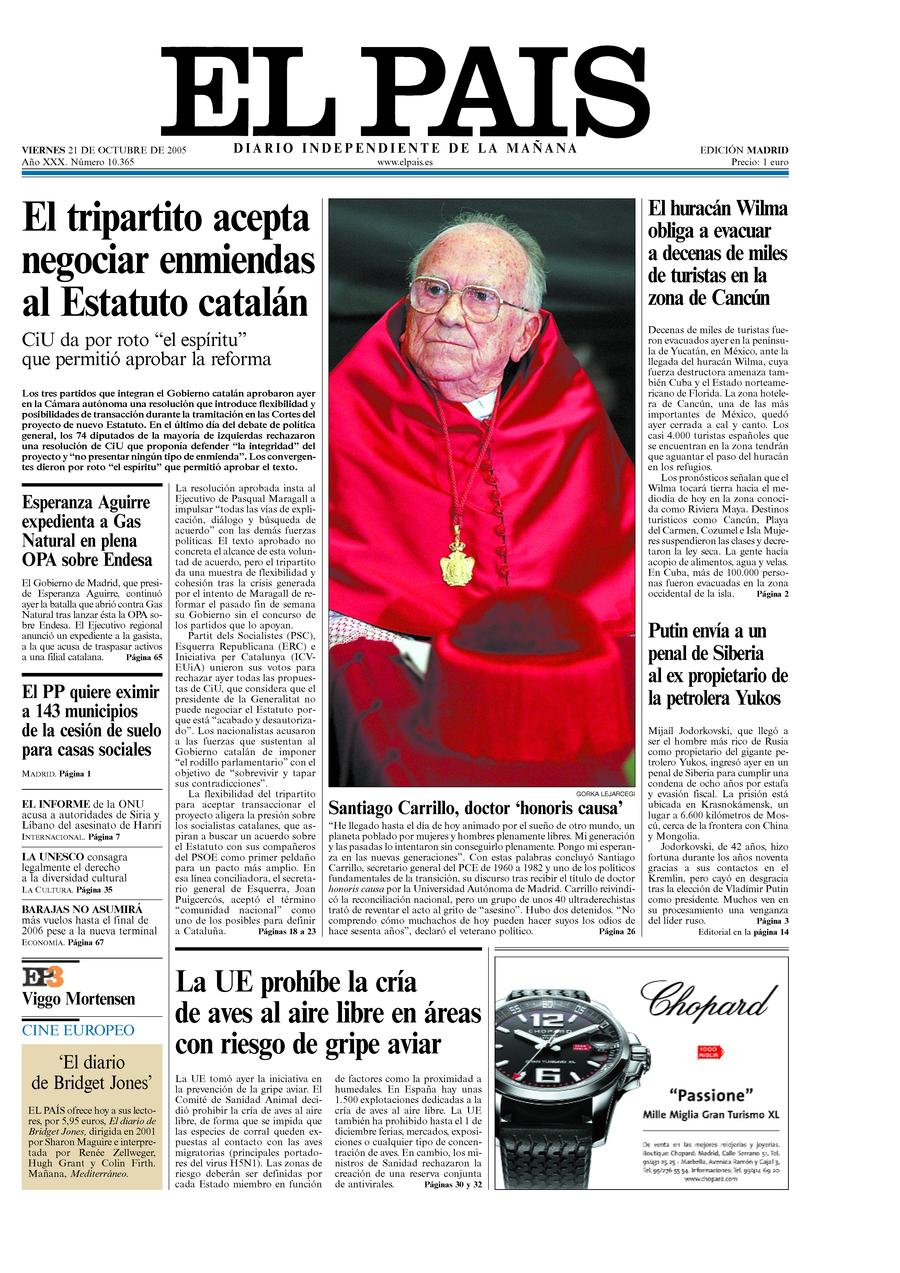 21 de Octubre de 2005