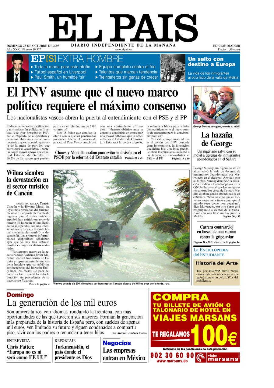 23 de Octubre de 2005