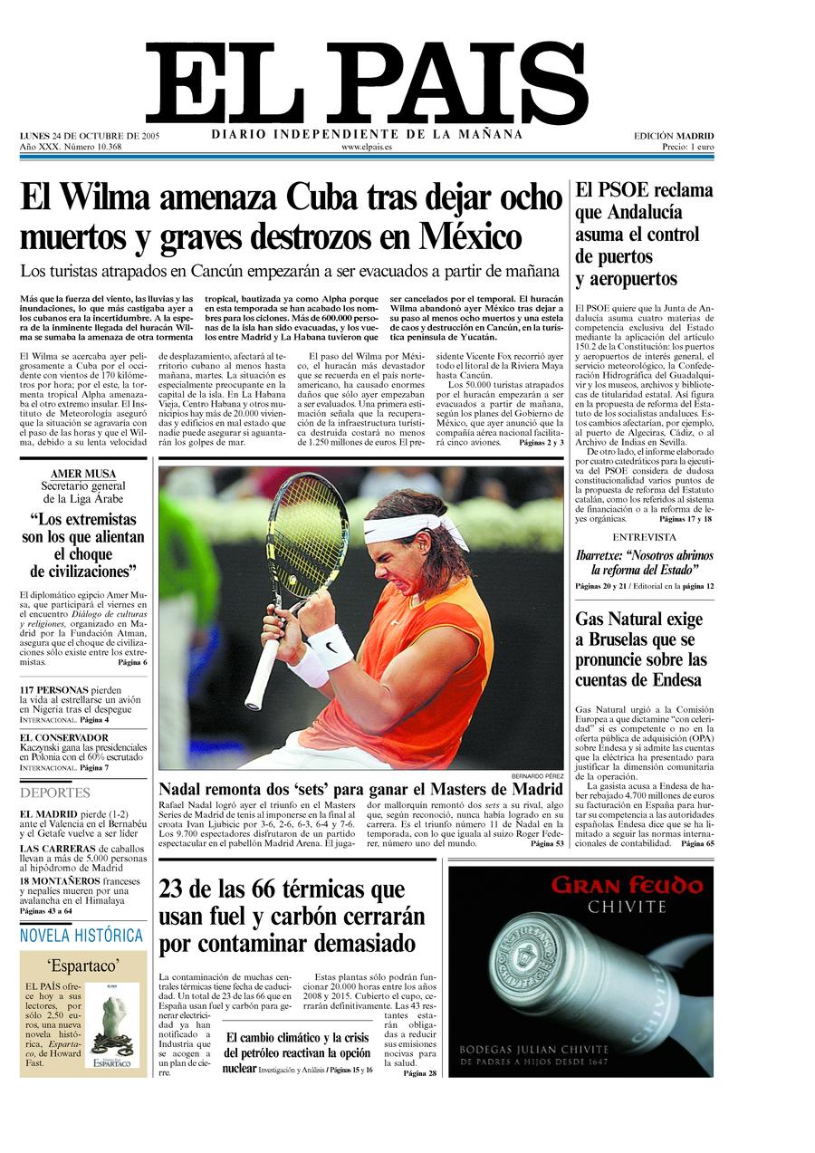 24 de Octubre de 2005