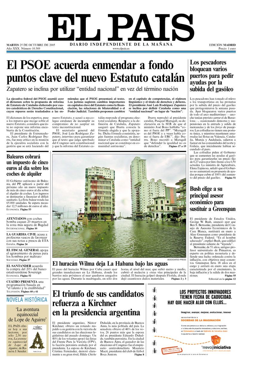 25 de Octubre de 2005
