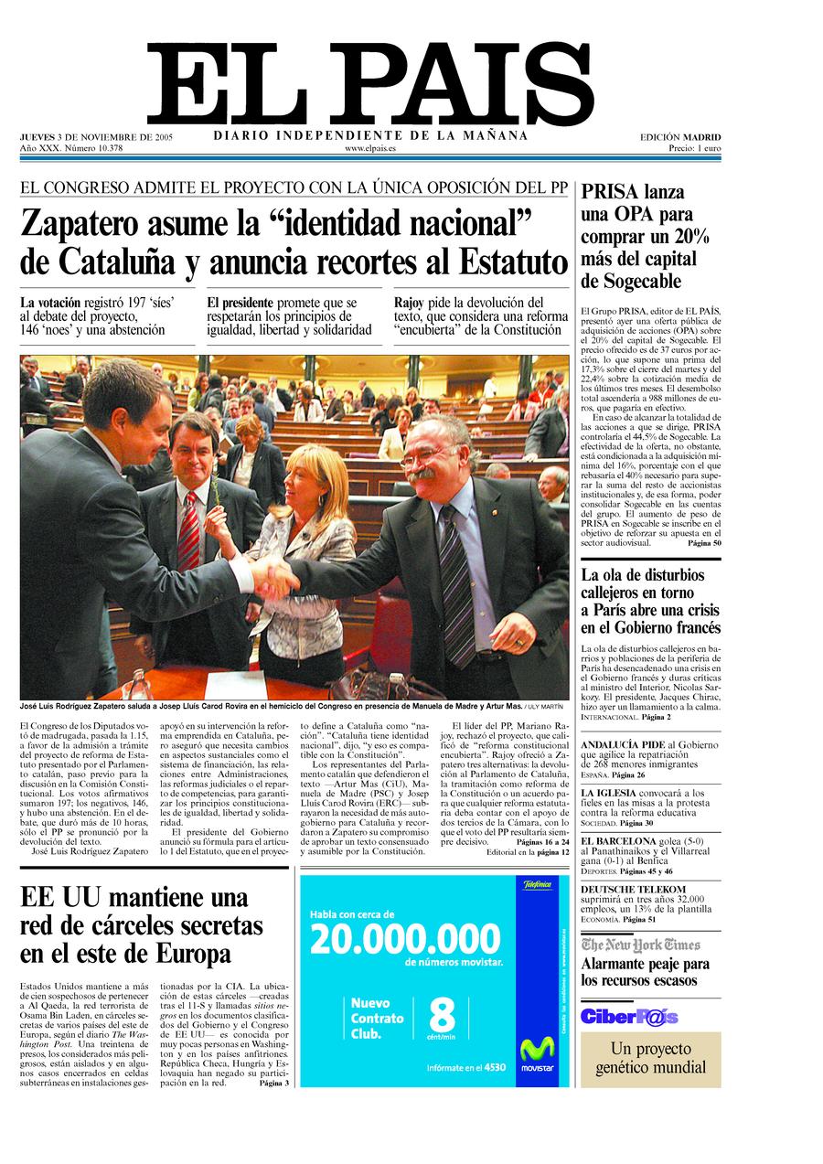 3 de Noviembre de 2005