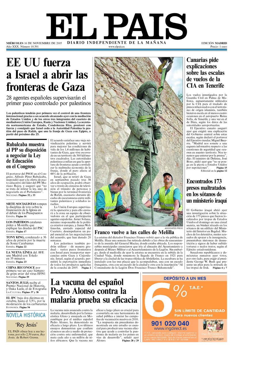 16 de Noviembre de 2005