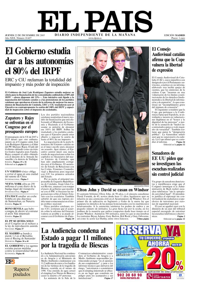 22 de Diciembre de 2005