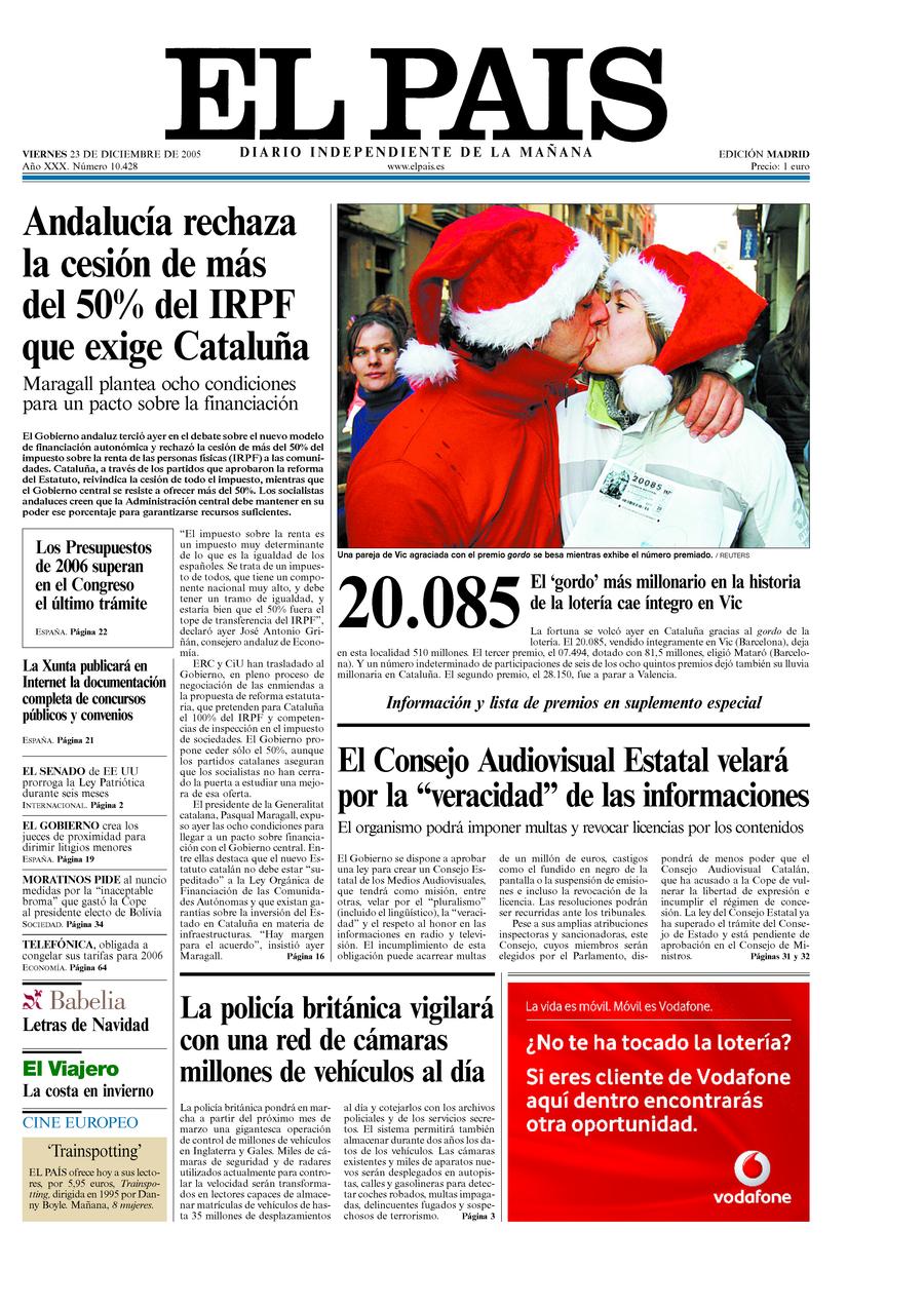 23 de Diciembre de 2005
