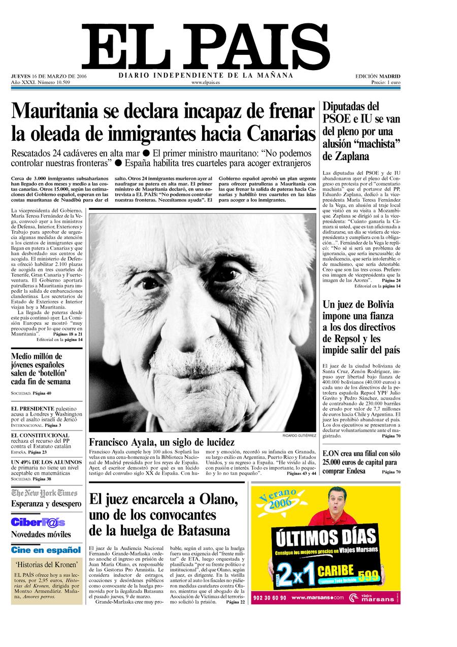 16 de Marzo de 2006