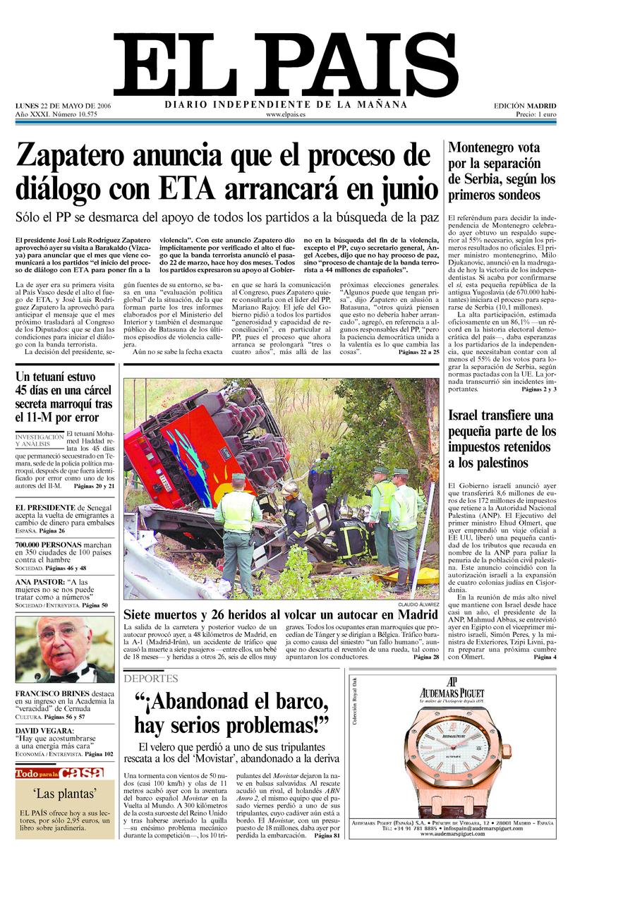 22 de Mayo de 2006