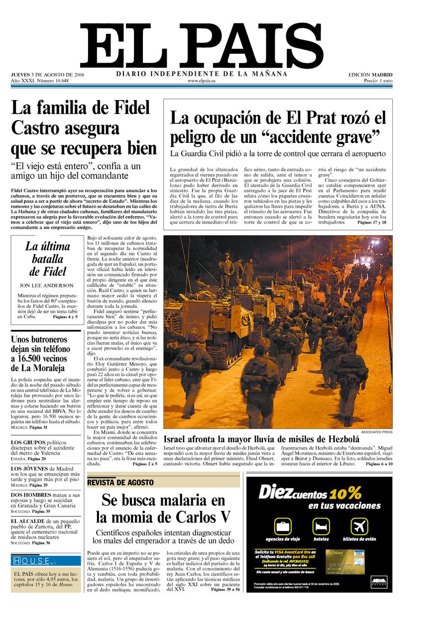 3 de Agosto de 2006